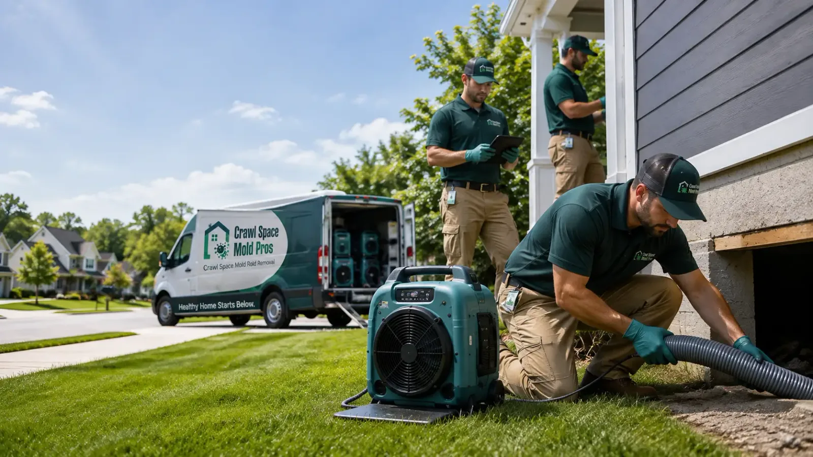Crawl Space Mold Removal in Terril, IA